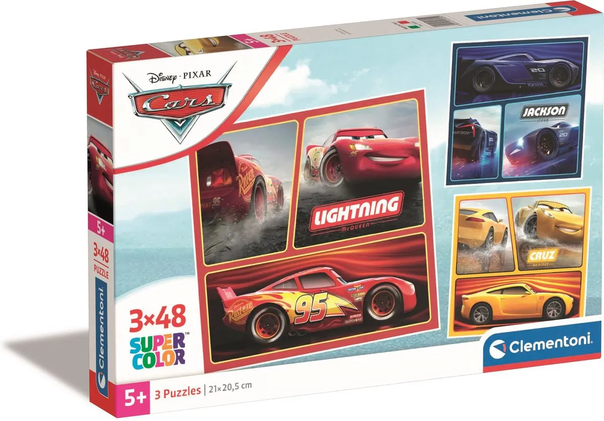 Clementoni Square Cars Puzzel 144 Stuks