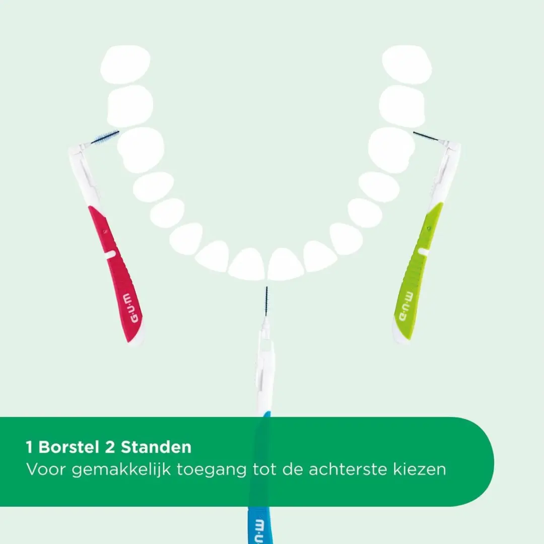 Gum Bi-Directions 0.6mm Ragers - 18 Stuks