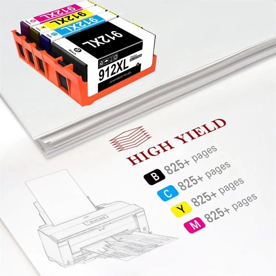 weCare HP 912XL Inktcartridges Multipack - 4 Stuks