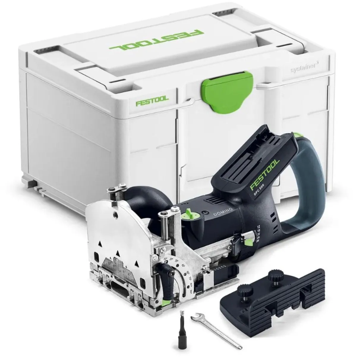 Festool DFC 500 E-Basic Accu Freesmachine DOMINO 578120 - Zwart/ Groen