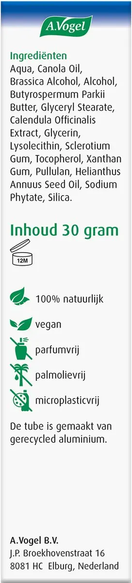 A.Vogel Calendula Crème voor Schrale Huid 30g