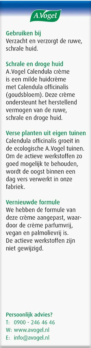 A.Vogel Calendula Crème voor Schrale Huid 30g