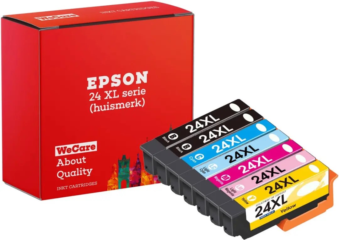 weCare 7-pack Epson XL Inktcartridges