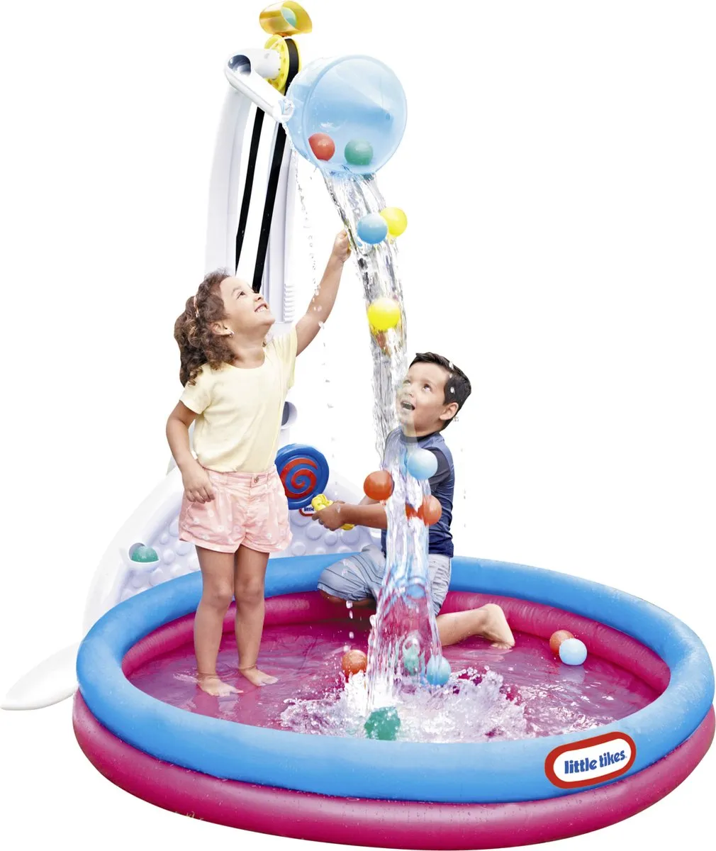 Little Tikes Drop Zone Waterspeelgoed Zwembad 152cm - Multikleur - afbeelding 6 van 6