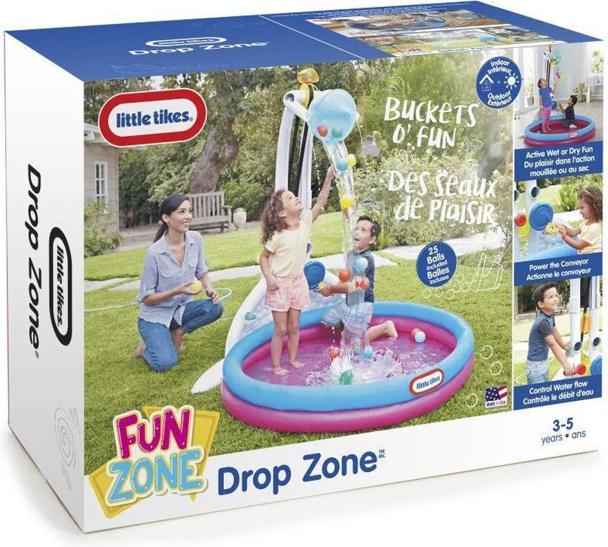 Little Tikes Drop Zone Waterspeelgoed Zwembad 152cm - Multikleur
