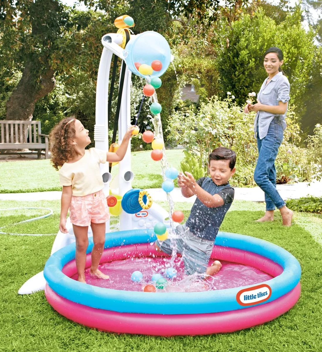 Little Tikes Drop Zone Waterspeelgoed Zwembad 152cm - Multikleur