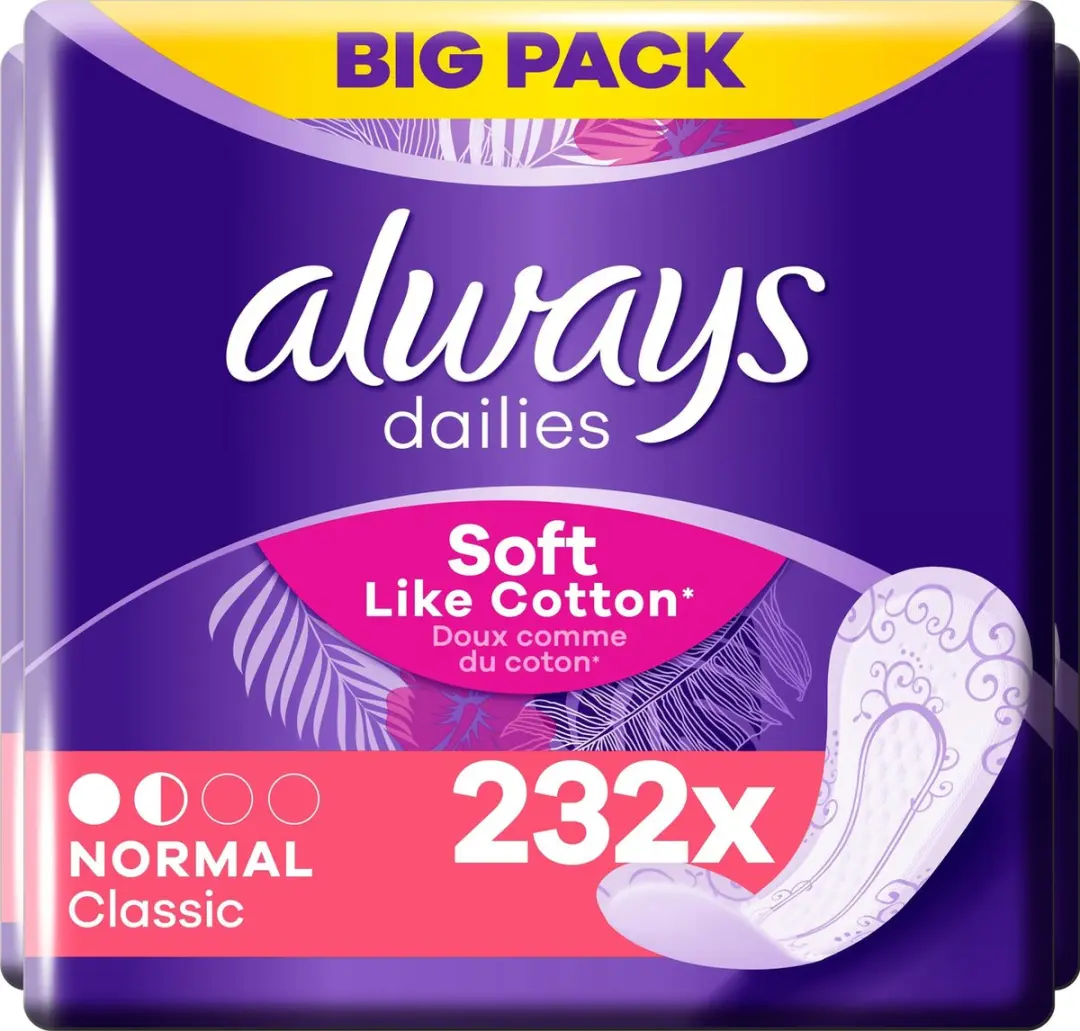 Always Dailies Normal Classic Inlegkruisjes