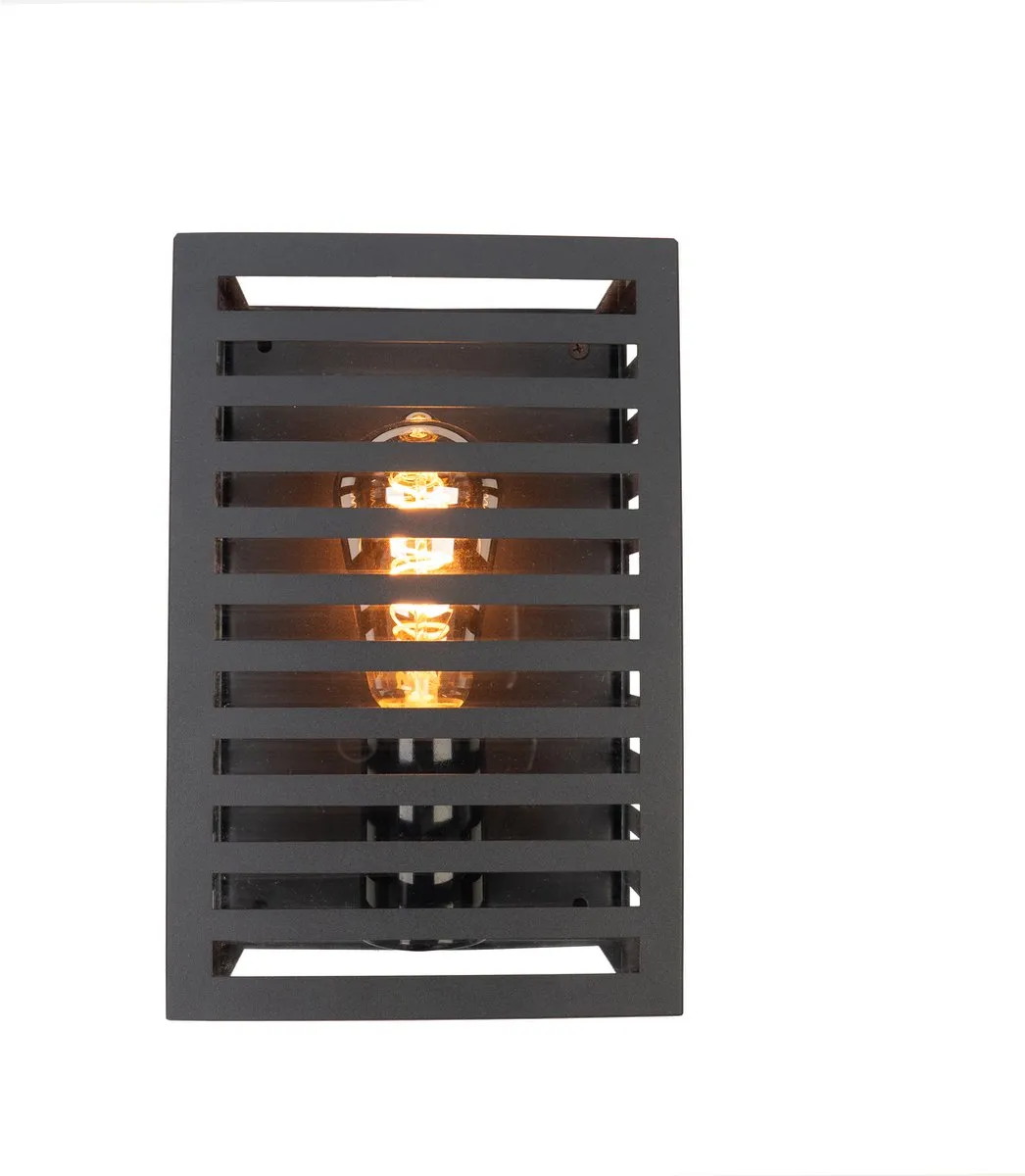Eglo Alamonte 3 Wandlamp Buiten - 2 Lichtpunten - Zwart
