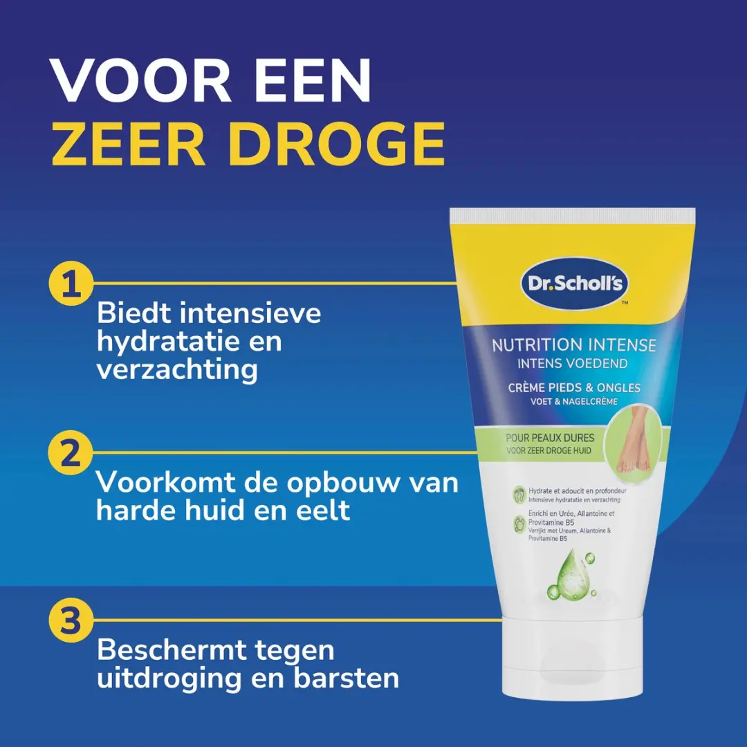 Scholl Voetcrème Intense 150ml - afbeelding 6 van 6