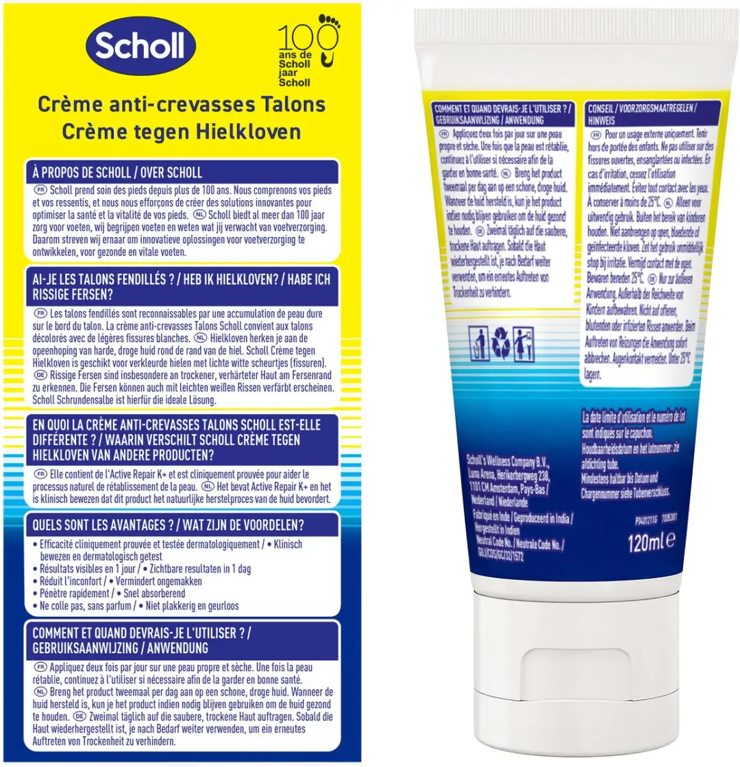 Scholl Hielkloven Voetencrème 25% Ureum 120ml