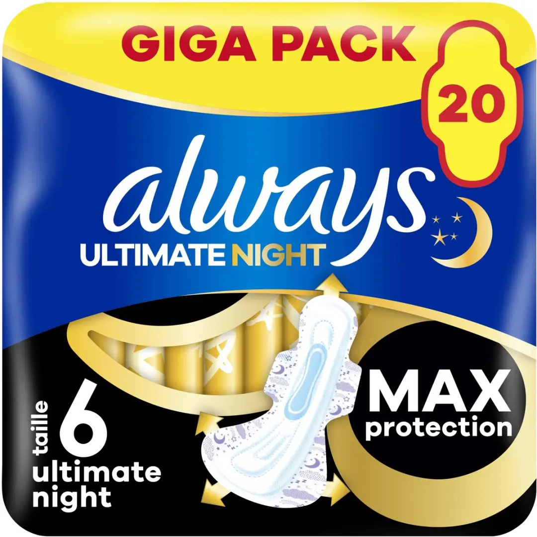 Always Ultimate Night Maandverband Maat 6 - 60 Stuks