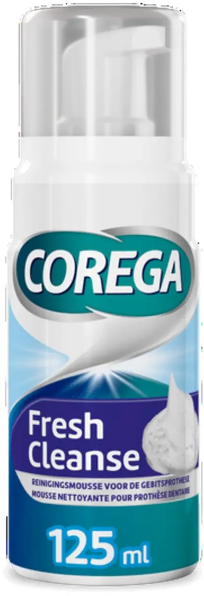 Corega Fresh Cleanse Kunstgebitreiniger Mousse - 3x125ml