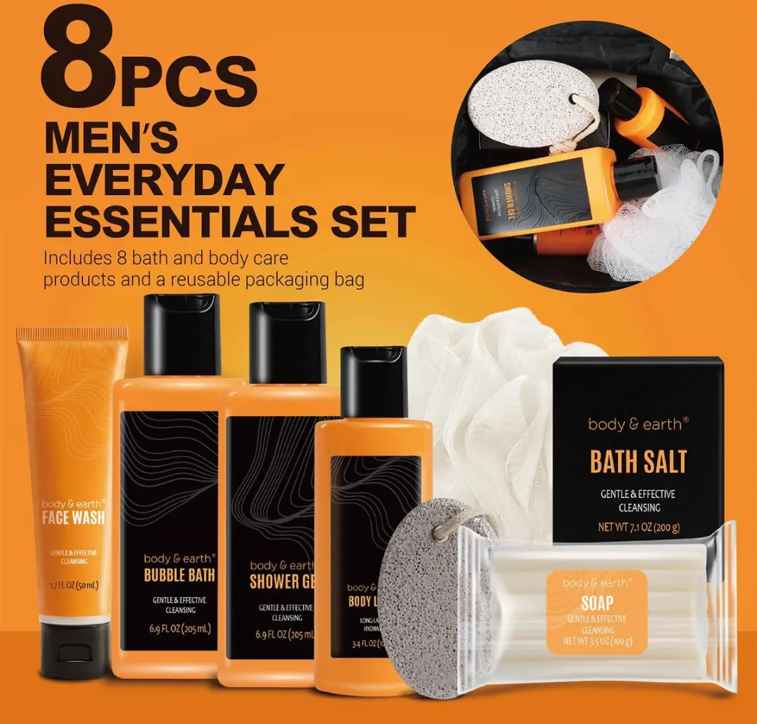 Body & Earth Gentlemen Pack Citrus Verwenpakket - 860ml