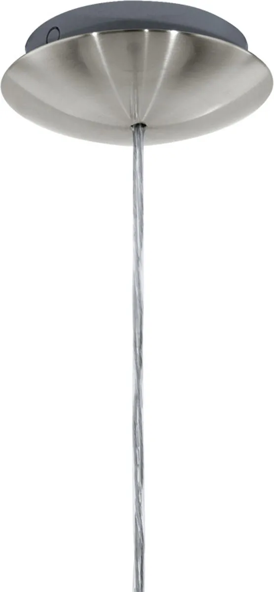 Eglo Maserlo Hanglamp 1 Licht Ø38cm - Grijs/Zilver