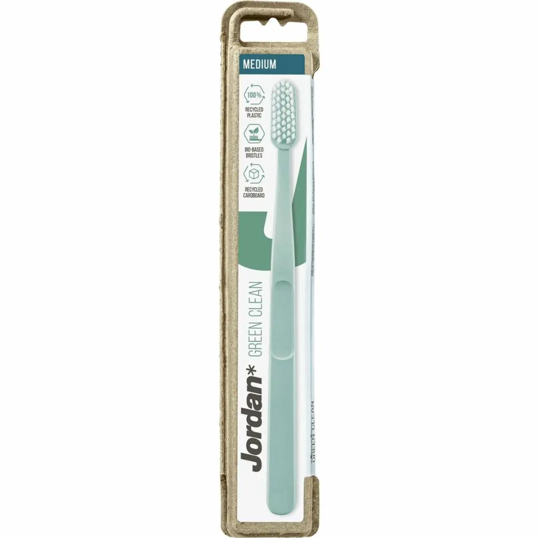 Jordan Green Clean Tandenborstel Medium