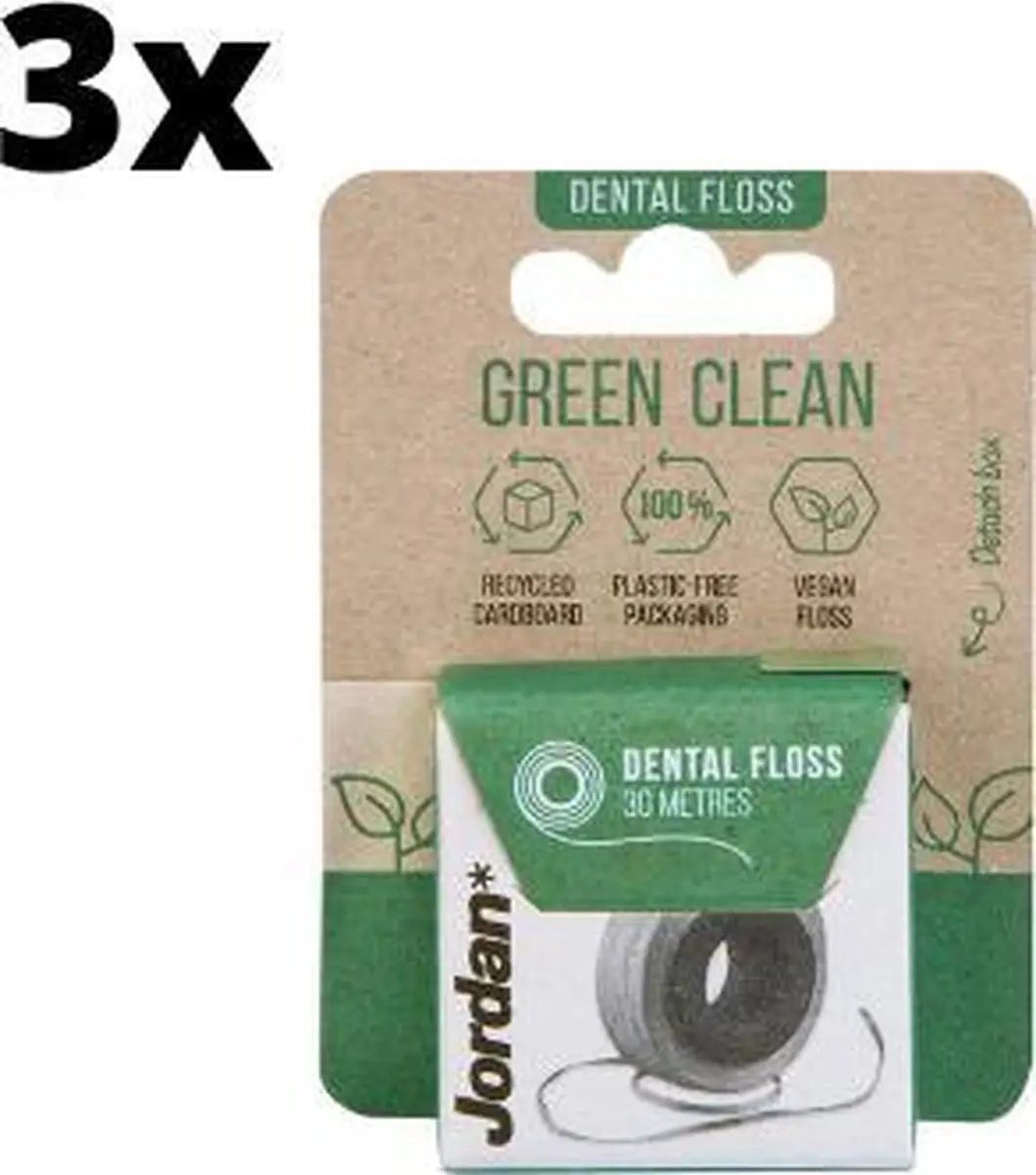 Jordan Green Clean Floss 30m