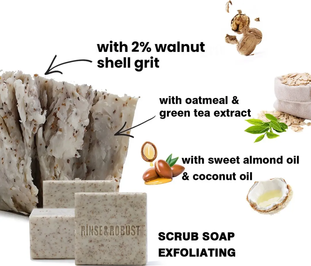Body & Earth Gentlemen Pack - 300g - Badmiddel/Douchegel/Handzeep/Scrub
