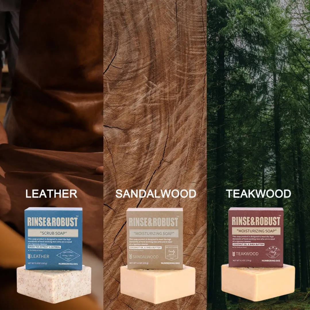 Body & Earth Gentlemen Pack - 300g - Badmiddel/Douchegel/Handzeep/Scrub