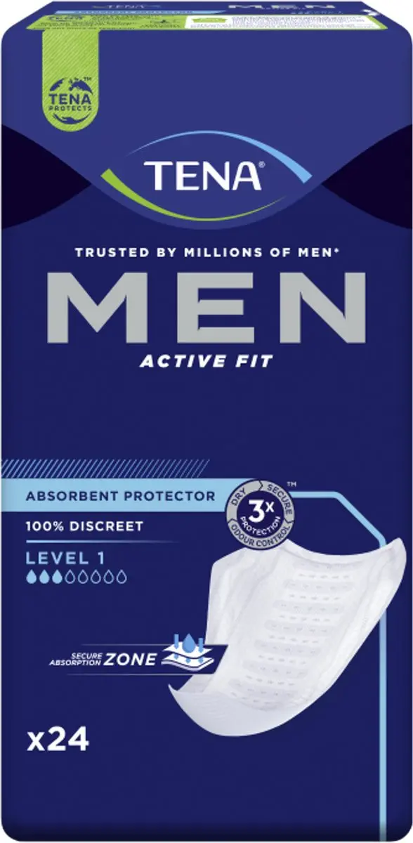 TENA Men Active Fit Level 1 - 20 Stuks
