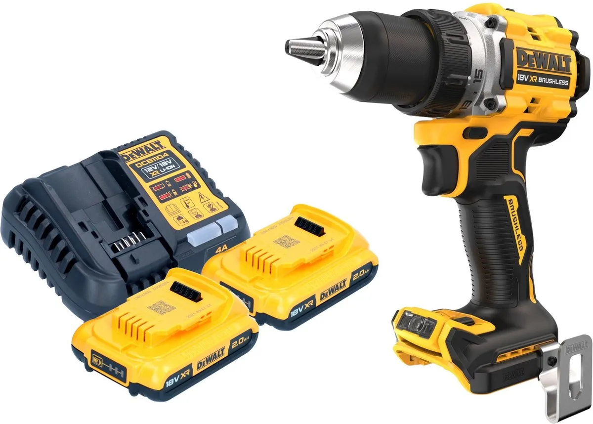 DeWalt DCD800D2 Accuboormachine 18V 90Nm Borstelloos