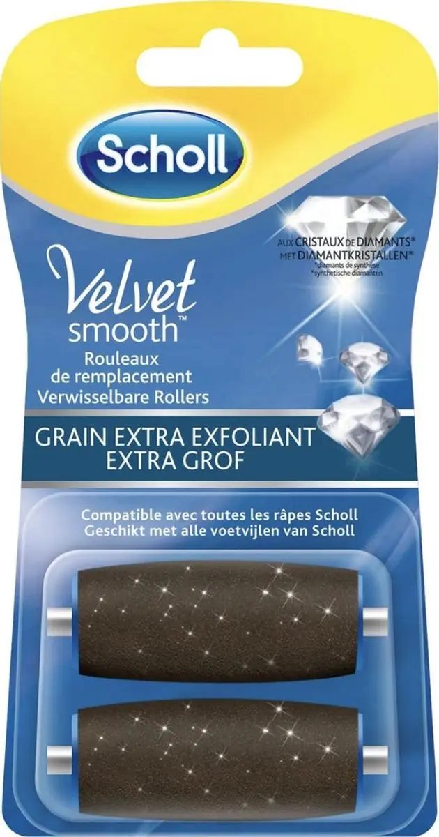 Scholl Voetvijl Navulling Velvet Smooth Extra Grof - 2 Stuks