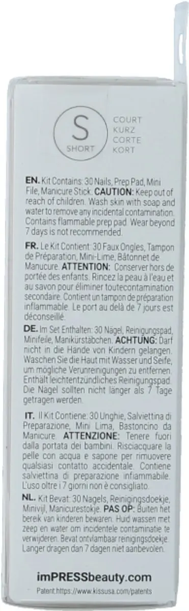 imPRESS Gellak Color Kunstnagels 30 Stuks - Frosting