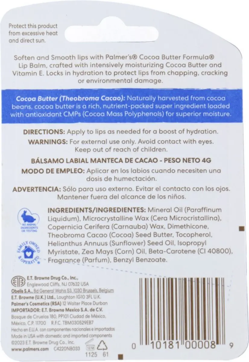 Palmers Cocoa Butter Lipbalsem