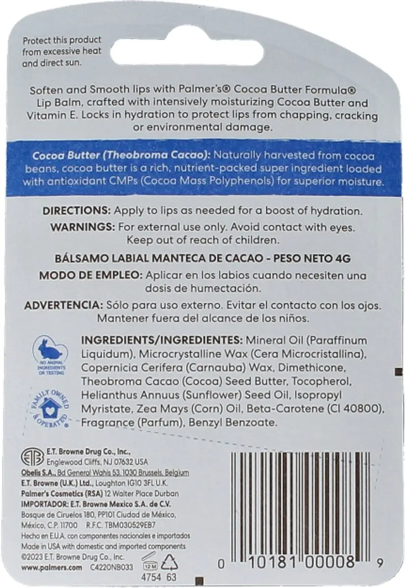 Palmers Cocoa Butter Lipbalsem