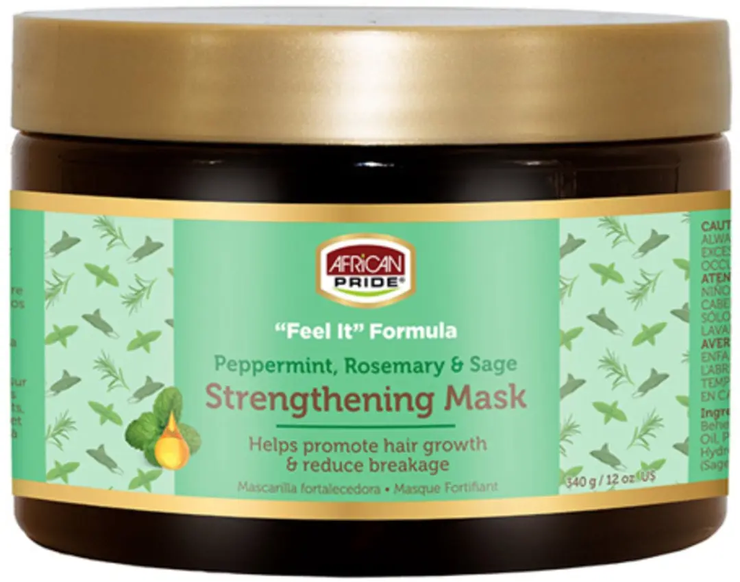 African Pride Peppermint & Rosemary Strengthening Mask 207ml