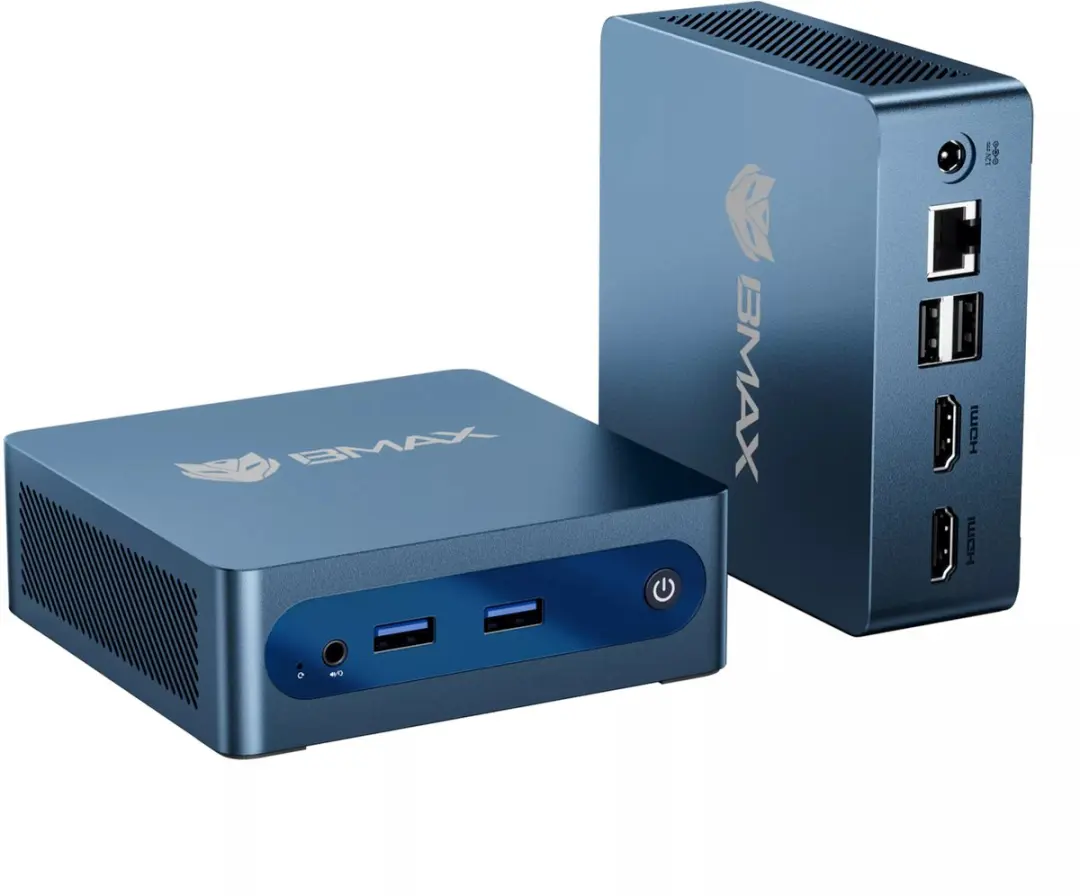 BMAX B1 Plus Mini PC - Intel Celeron J3355 - 6GB/128GB - Blauw