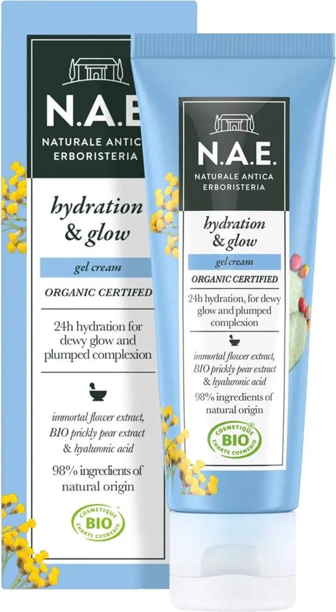 N.A.E. Reiningingscrème Hydration & Glow 50ml
