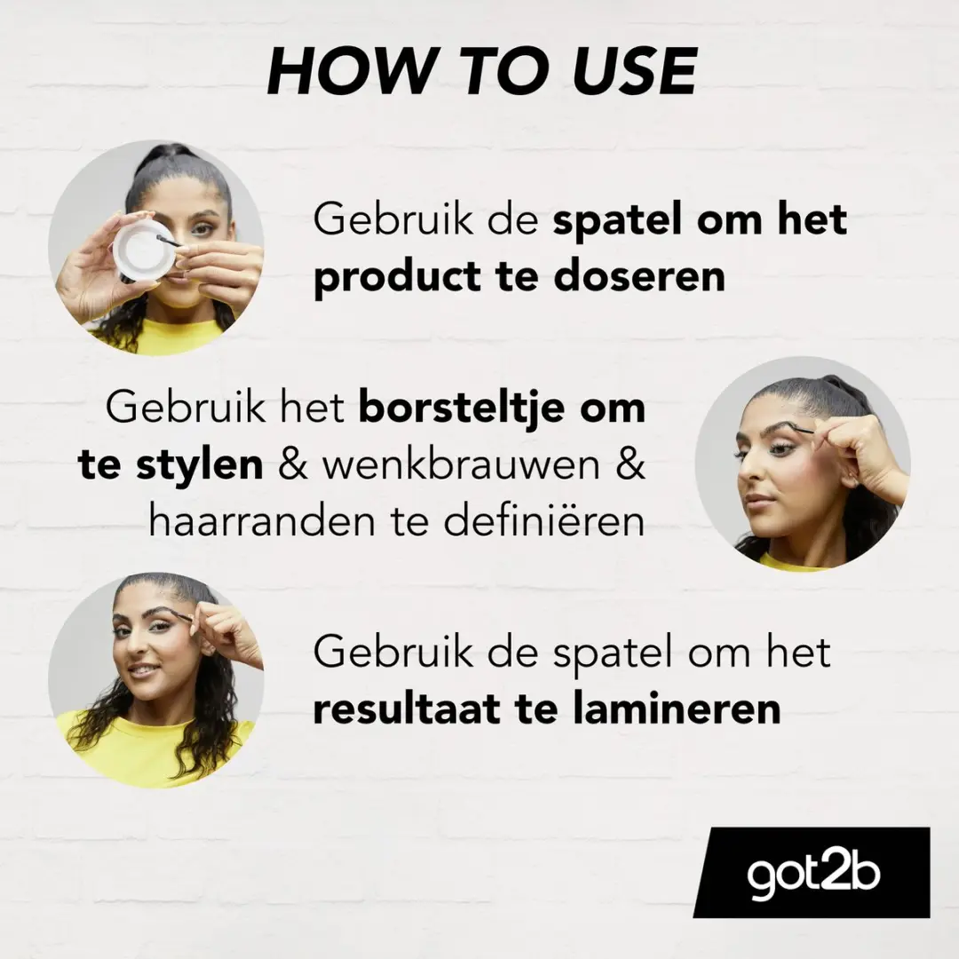 Got2b Glued Brow Lift Wenkbrauwgel 12ml - Transparant