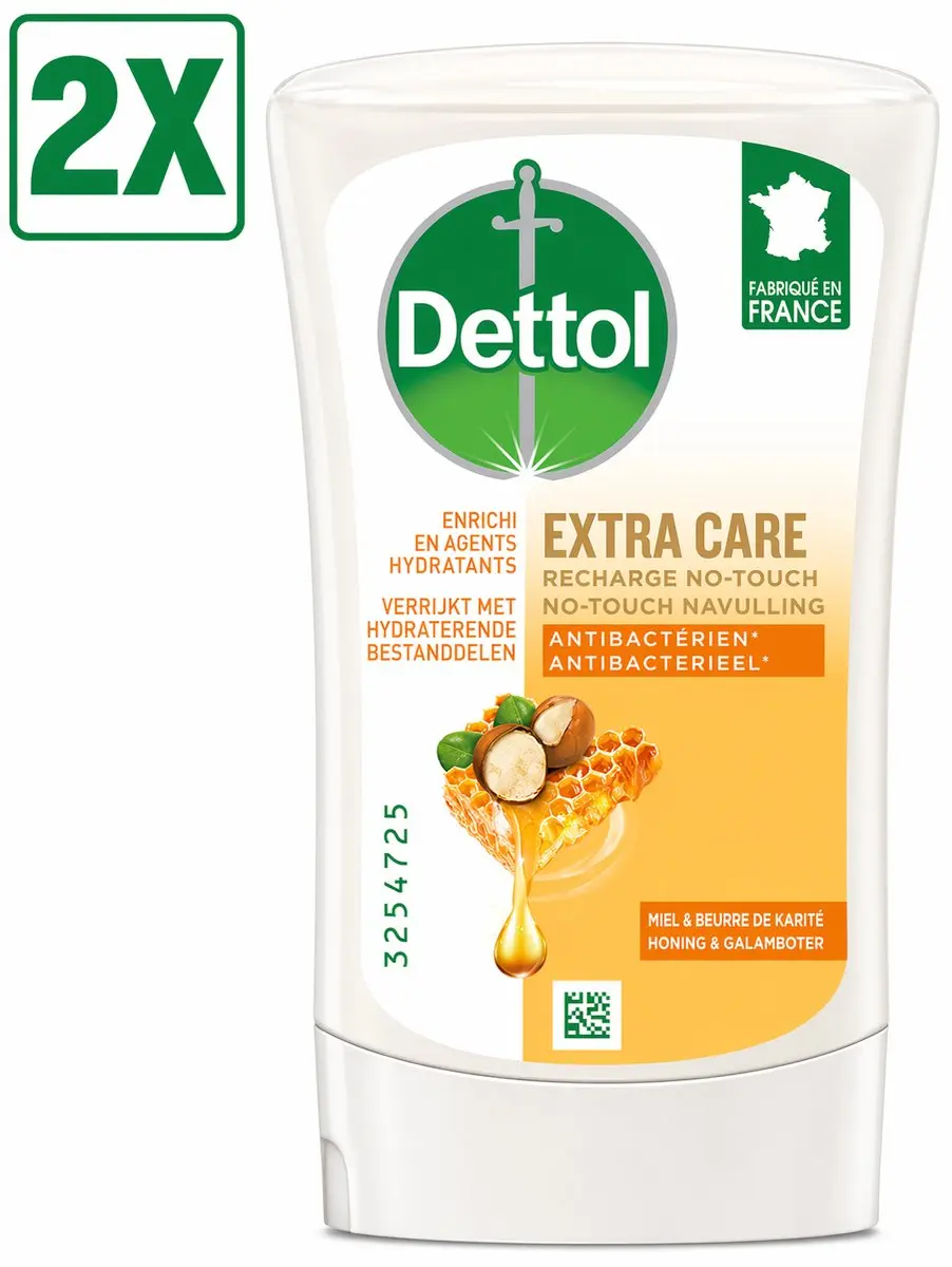 Dettol No-Touch Handzeep Navulling Honing & Galamboter 250ml