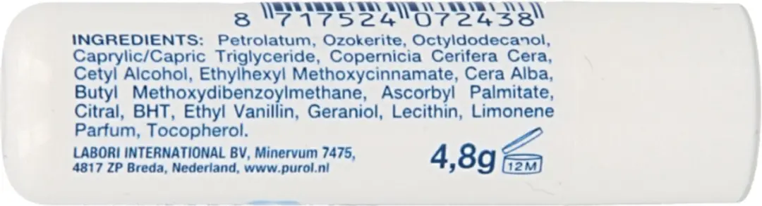 Purol Lippenbalsem - 4.8 gr