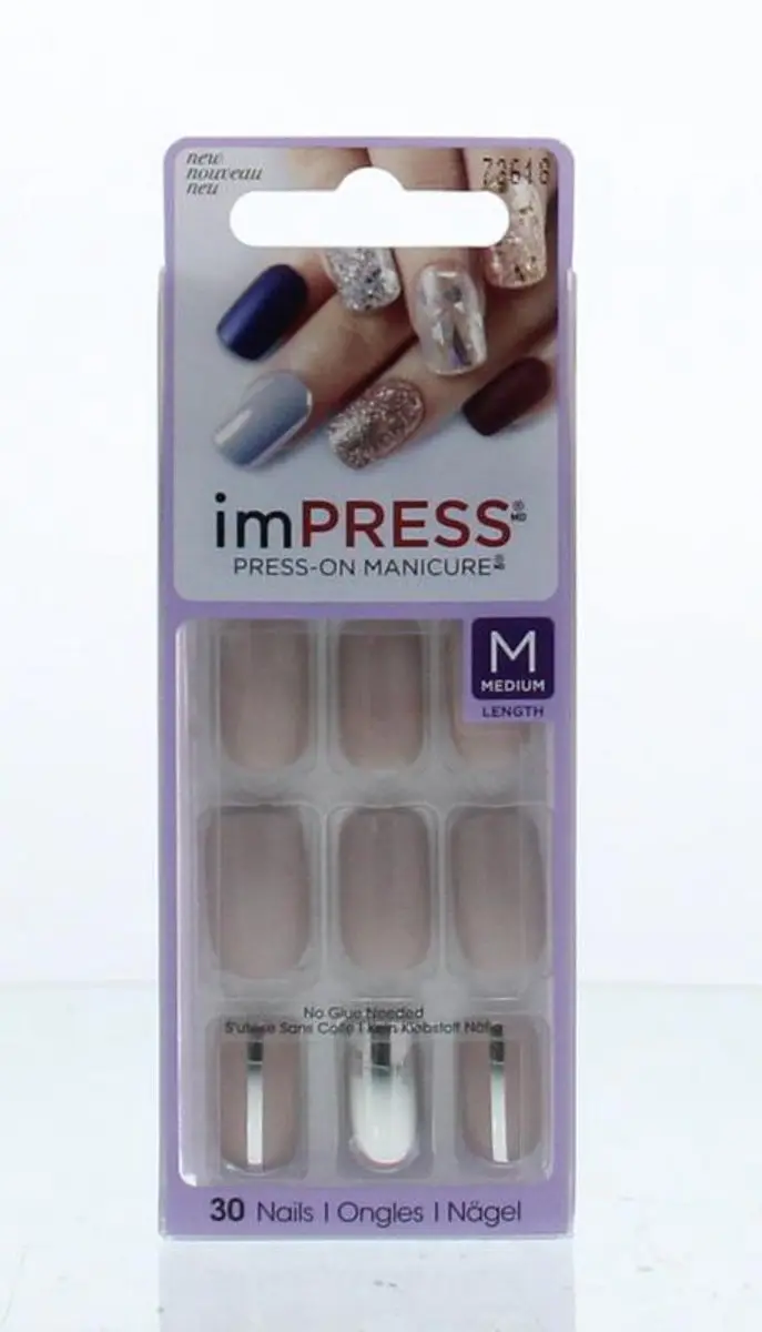 imPRESS Fame Game Kunstnagels 30 Stuks - M