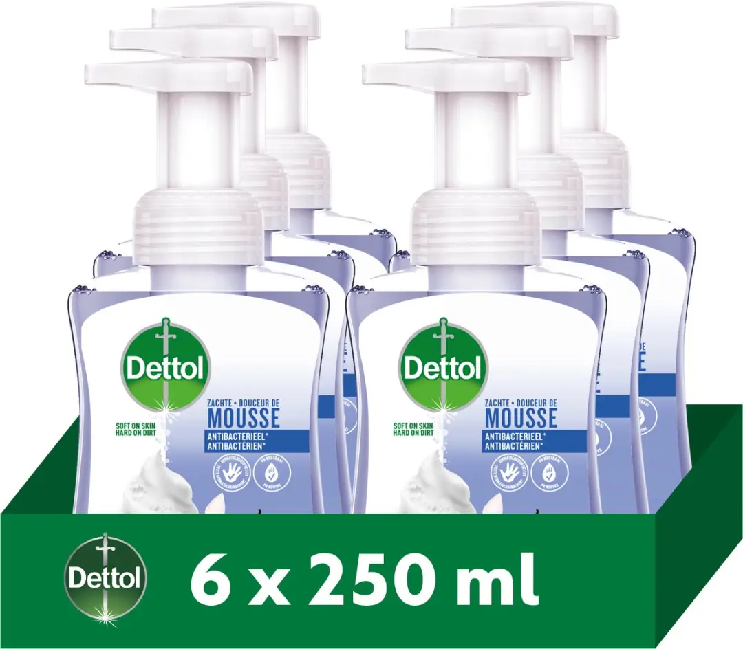 Dettol Handzeep Zachte Mousse Antibacterieel Orchidee & Vanille
