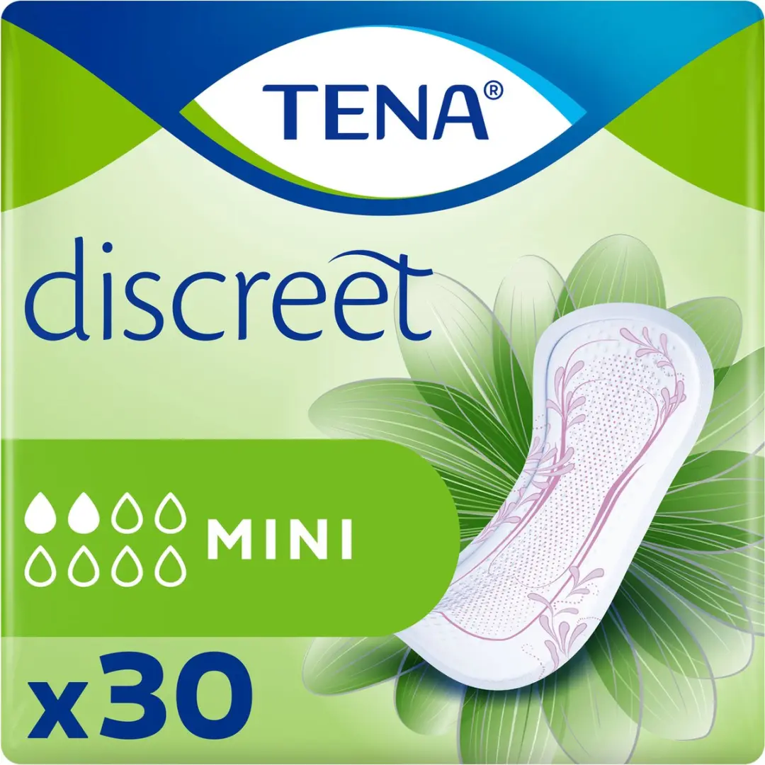 TENA Discreet Mini Inlegkruisjes 180 Stuks
