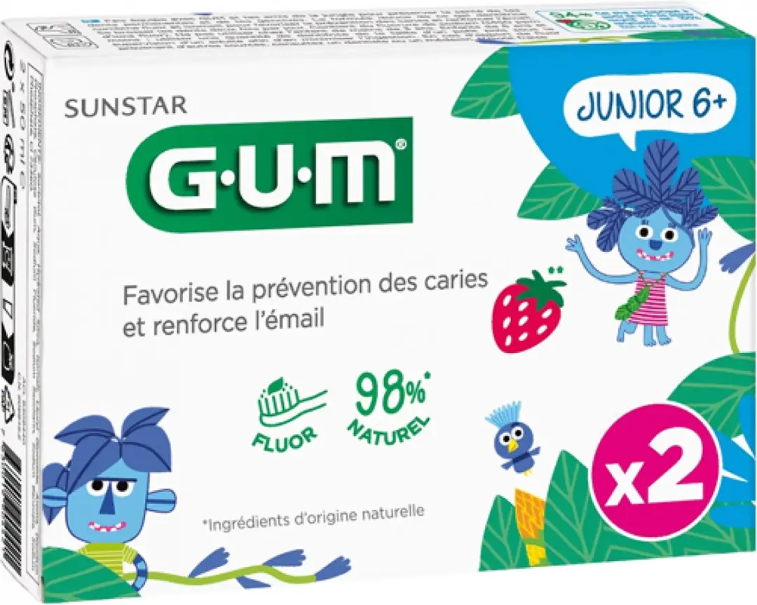 Gum Junior Tandgel 2x50ml