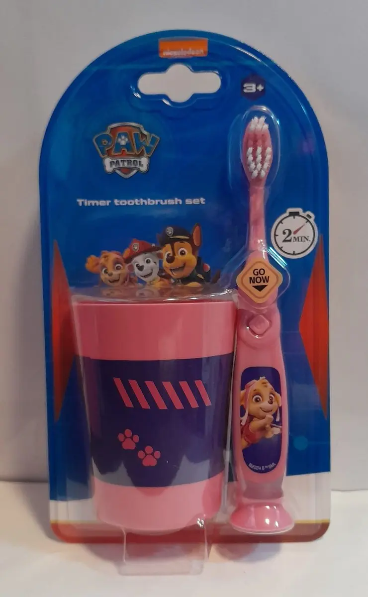 PAW Patrol Tandenborstelset Skye - 2 Stuks Roze - afbeelding 2 van 2