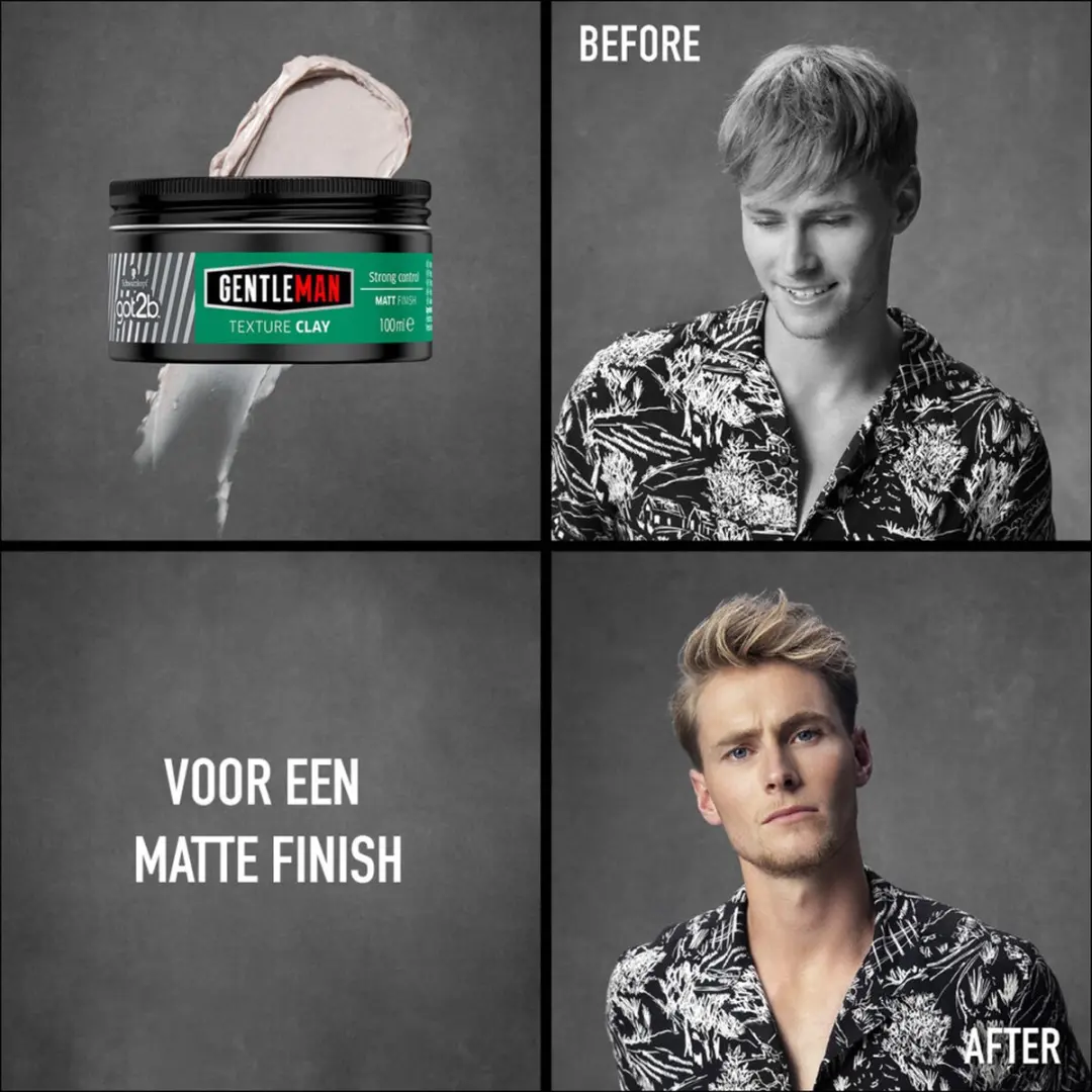 Got2B Men Gentleman Texture Clay Haarwax - 600ml