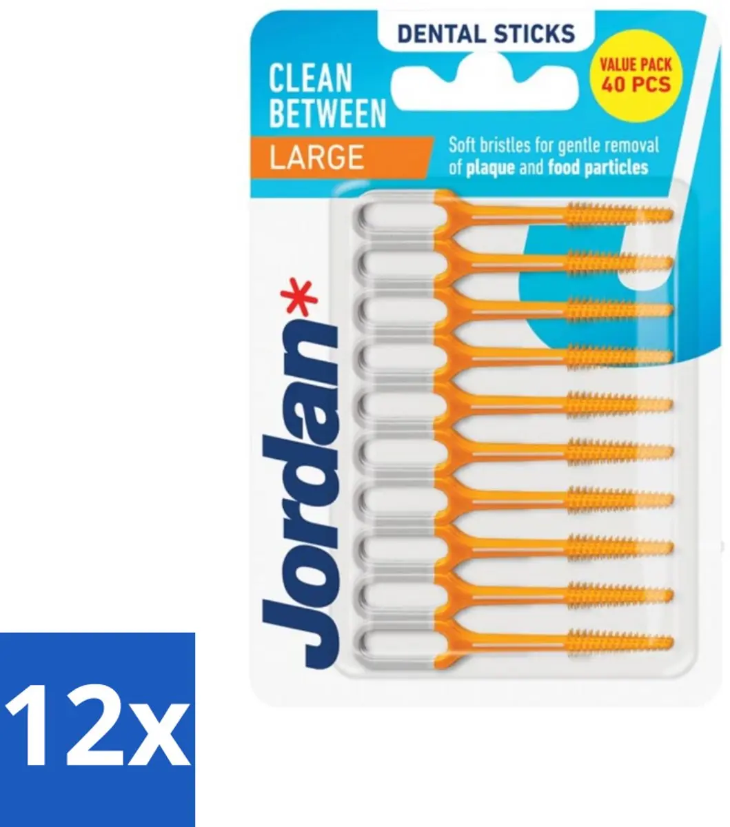 Jordan Sticks Clean Between Large - 480 Stuks