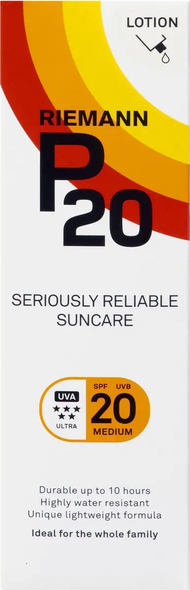 P20 Zonnebrand Lotion SPF 20