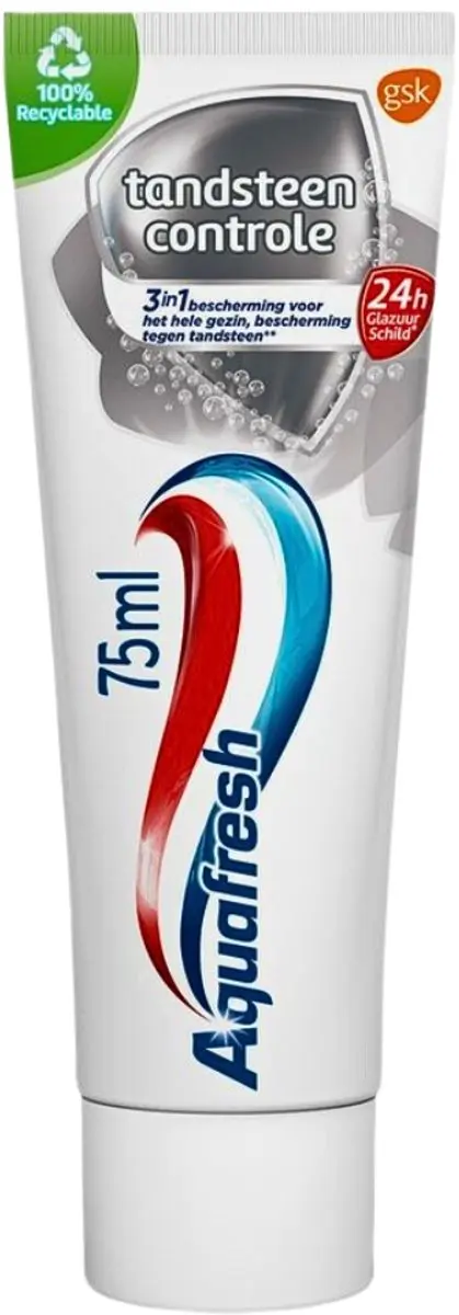 Aquafresh Tandpasta Tandsteen Controle 75ml - 24 Stuks
