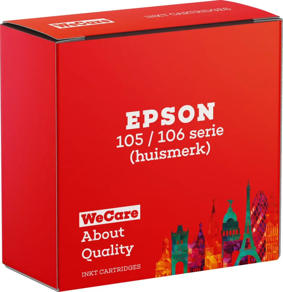 weCare Inkt Multipack E105MP - 5x127ml - o.a. Epson ET-7700/ET-7750