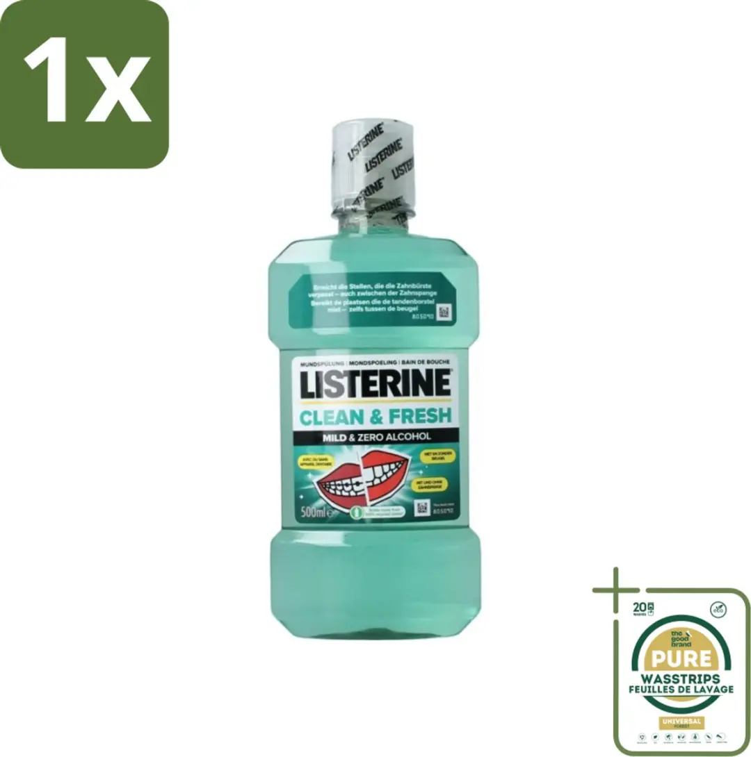 Listerine Clean & Fresh Mondwater 500ml