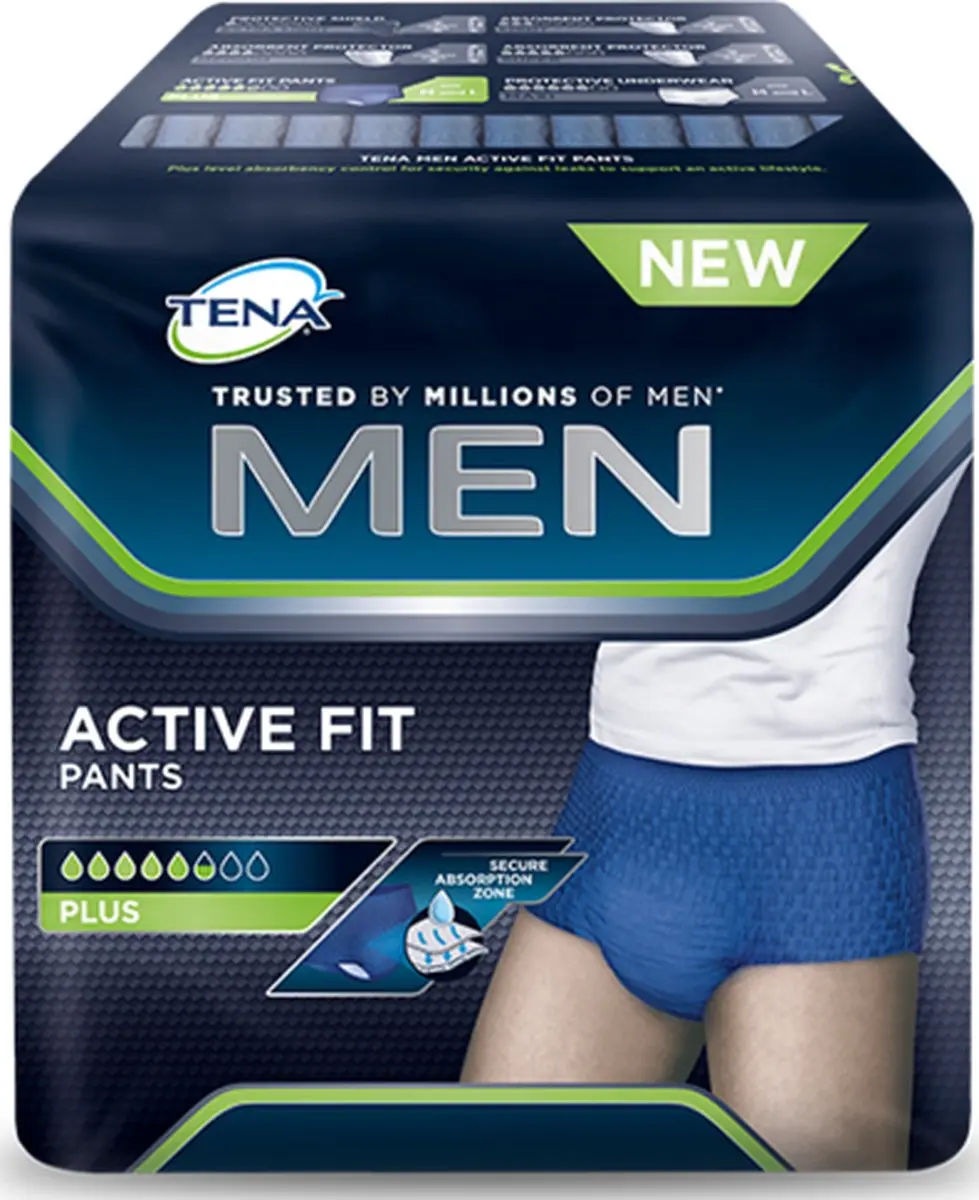 TENA Men Active Fit Pants Plus Medium - 48 Stuks