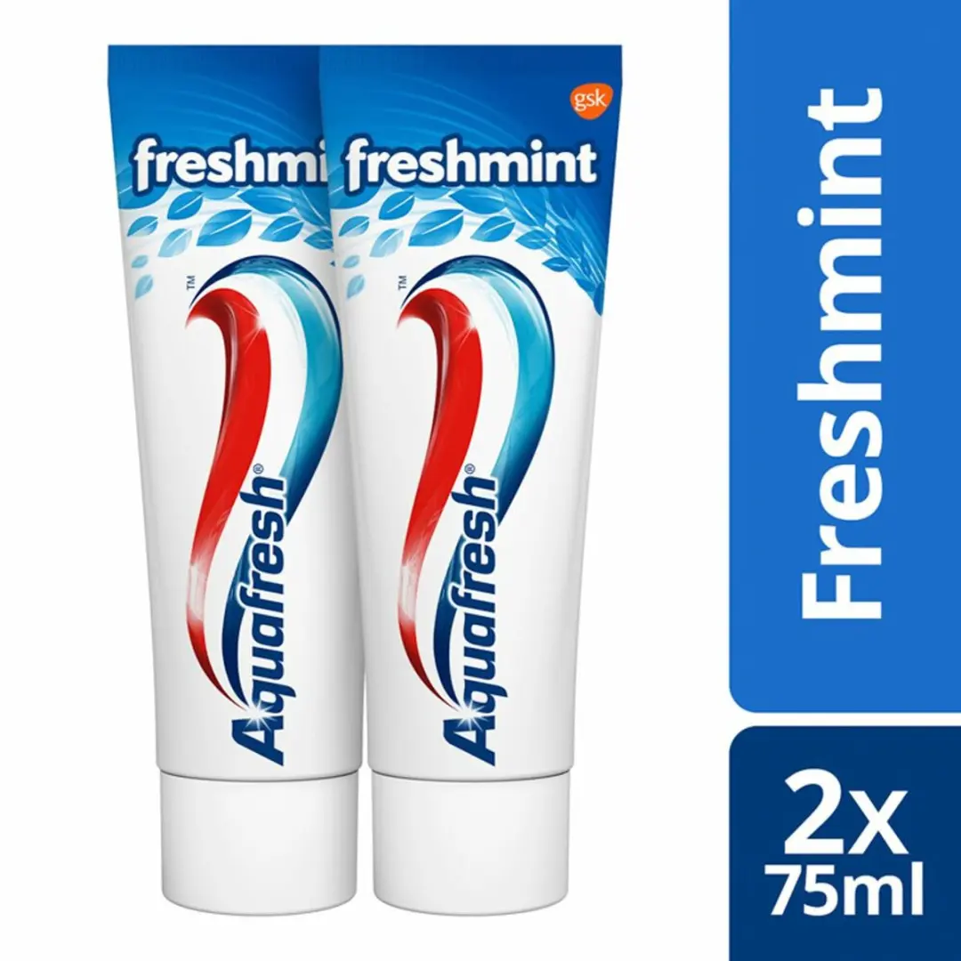 Aquafresh Freshmint Tandpasta 3in1 - 2x75ml
