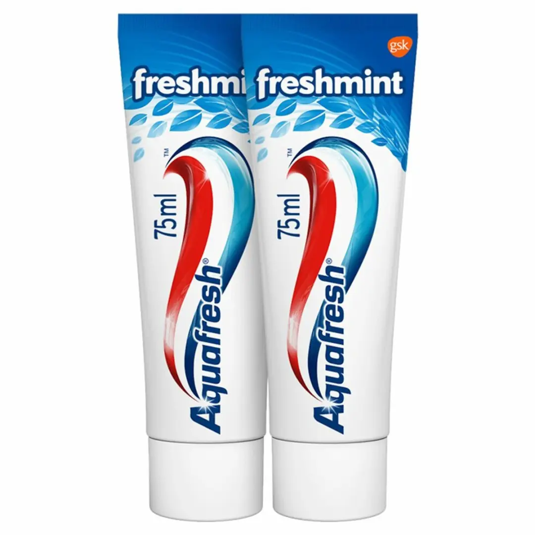 Aquafresh Freshmint Tandpasta 3in1 - 2x75ml