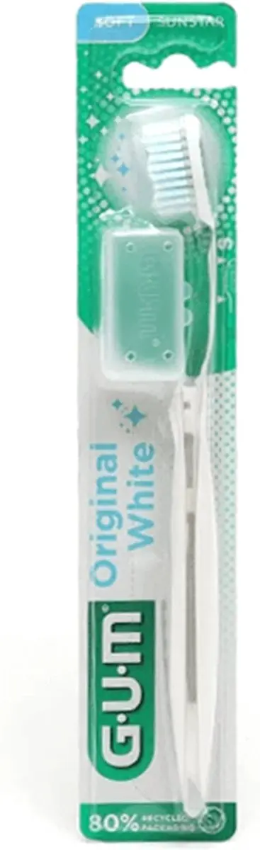 Gum Original White Tandenborstel Soft - Blauw