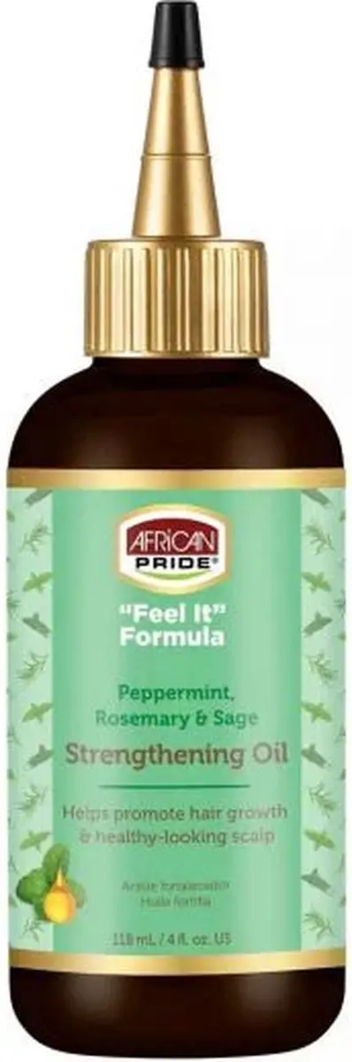 African Pride Pepperment & Rosemary Strengthening Oil 118ml